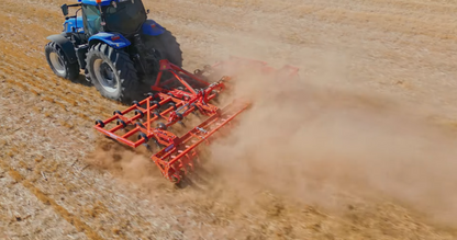 TOSCANO | Heavy Type Folding Spring Cultivator | Model 4000, 5000, 6000 & 7000 | Work Width 13.29 to 22.14 Feet | HorsePower 100-300 HP | For Tractor