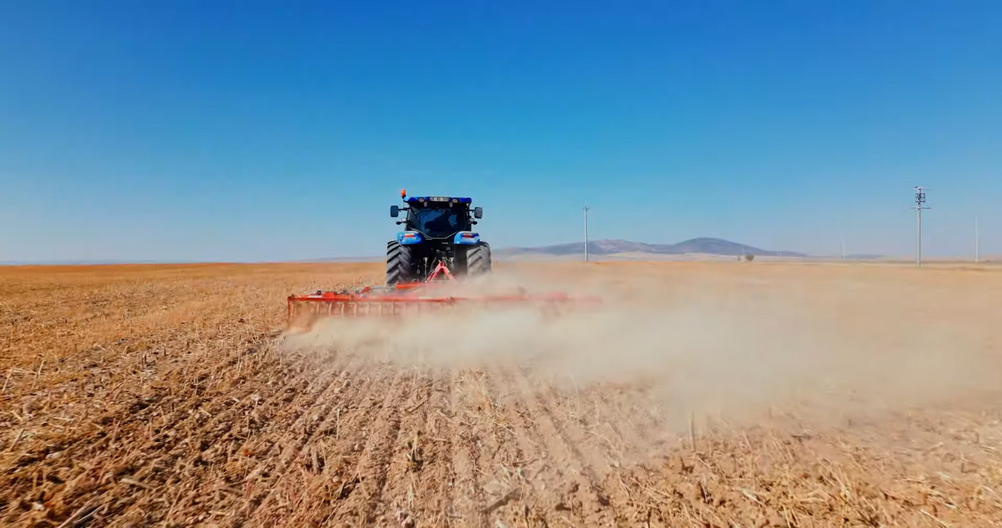 TOSCANO | Heavy Type Folding Spring Cultivator | Model 4000, 5000, 6000 & 7000 | Work Width 13.29 to 22.14 Feet | HorsePower 100-300 HP | For Tractor