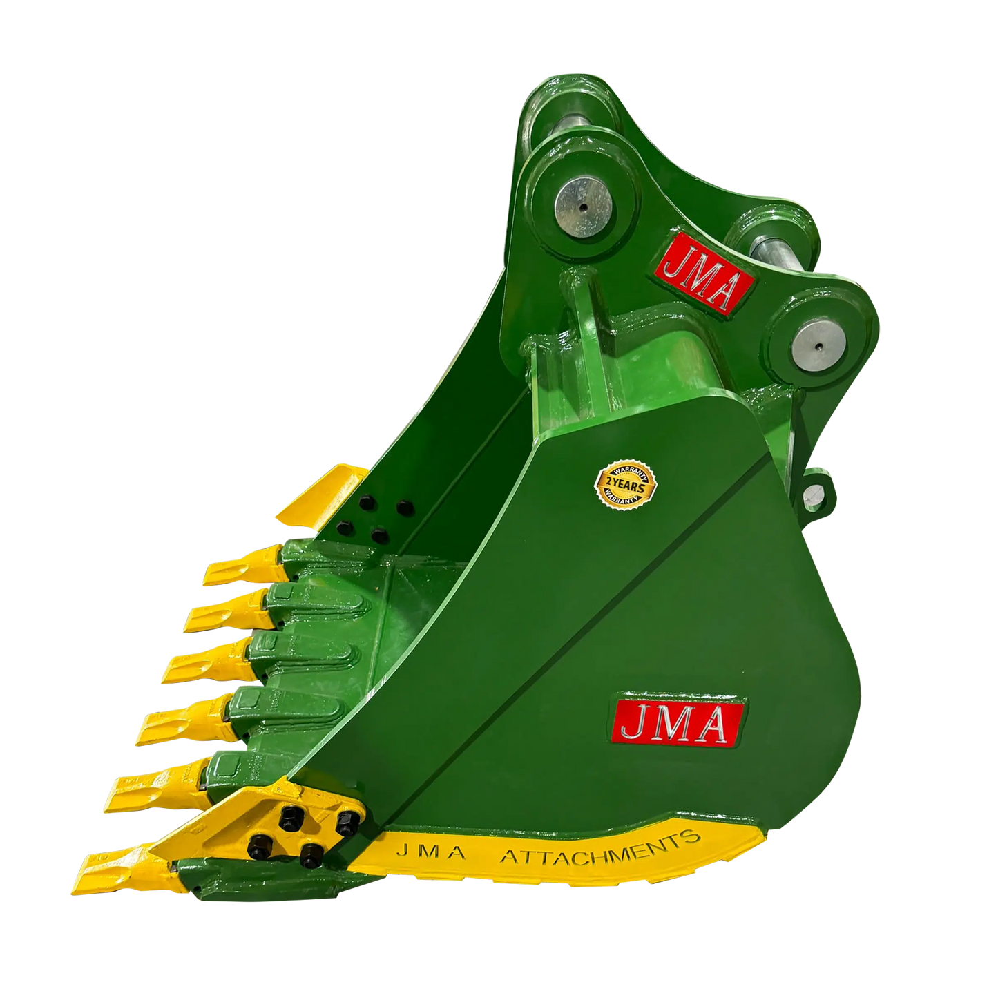 JMA Attachments Heavy Duty Digging Bucket | Bucket Width 36", 42" & 48″ Inches | Pin Size 60mm | For 10 – 15 Tons Excavators