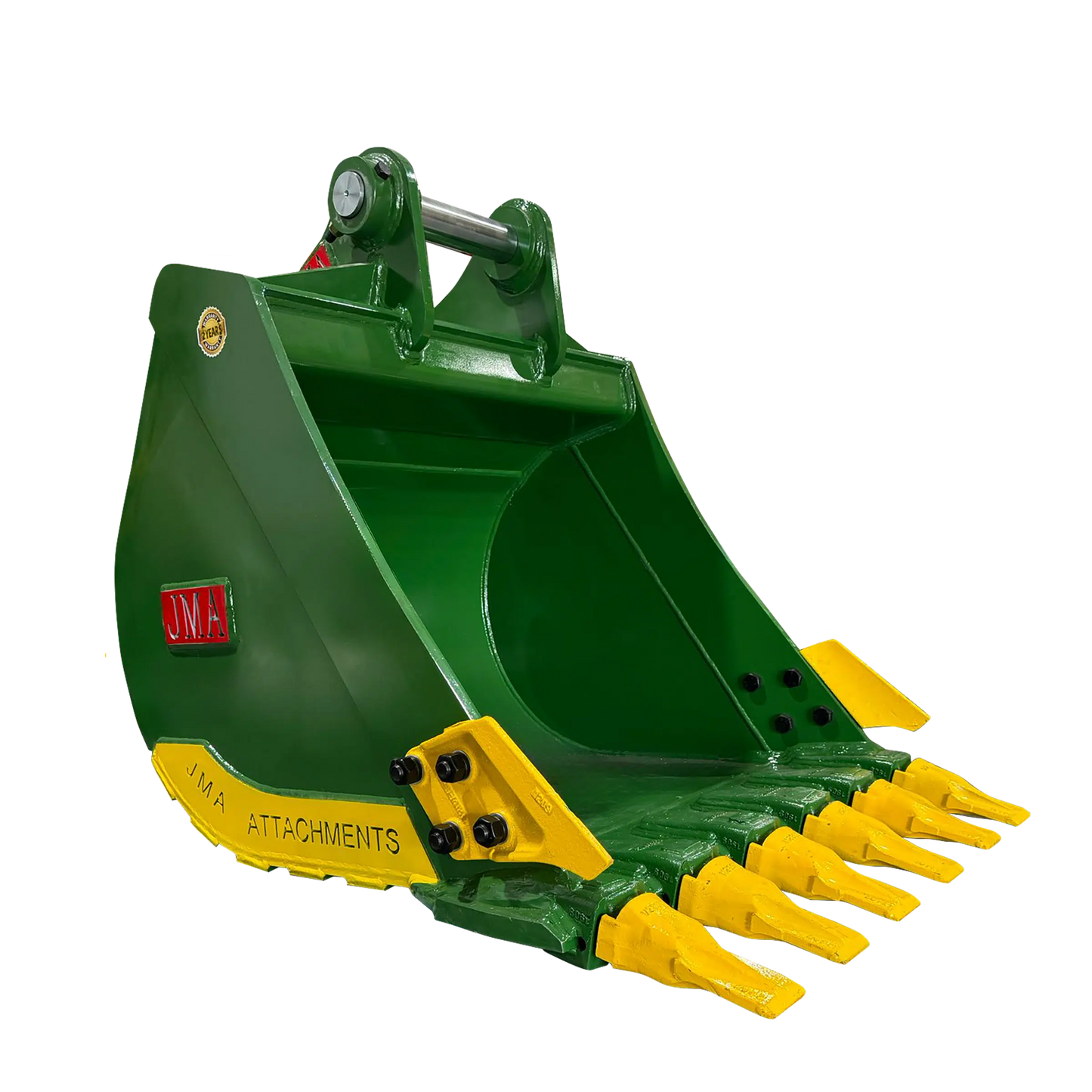 JMA Attachments Heavy Duty Digging Bucket | Bucket Width 36", 42" & 48″ Inches | Pin Size 60mm | For 10 – 15 Tons Excavators