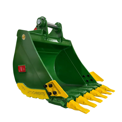 JMA Attachments Heavy Duty Digging Bucket | Bucket Width 36", 42" & 48″ Inches | Pin Size 60mm | For 10 – 15 Tons Excavators