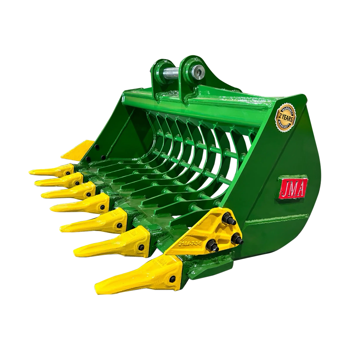 Angled Teeth Ripper Bucket JMA Attachments Skeleton Bucket with Teeth | Bucket 36