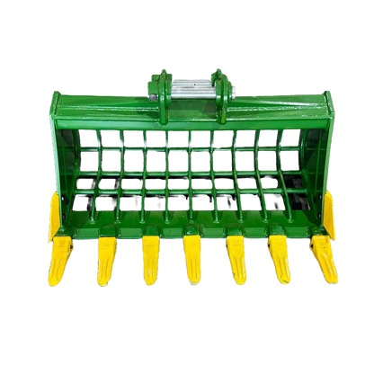 JMA Attachments Skeleton Bucket with Teeth | Bucket Width 36", 48", 60" inches | Pin Size 45mm | For 5 – 6.5 Tons Mini Excavators