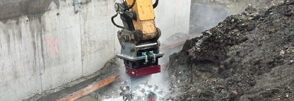 RockZone Rockwheel Twin Drum Cutters | Model D20 & D30 | Width 42" - 46" | Machine Size 17 - 42 Tons | For Excavators