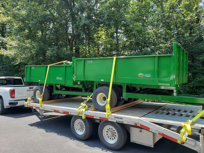 TurfTime Dump Trailer | Model  DT-12 | 108"L x 78"W | 12,000lb GVW | 4.5yd Capacity Heavy Duty | For Tractor