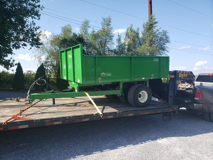 TurfTime Dump Trailer | Model  DT-12 | 108"L x 78"W | 12,000lb GVW | 4.5yd Capacity Heavy Duty | For Tractor