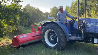 TOSCANO | Covered Skid Mulcher (Pull Type) | Model 1600, 1800, 2000, 2200, 2400 & 2600 | Work Width 5.25 to 8.53 Feet | Horsepower 30-80 HP | For Tractors
