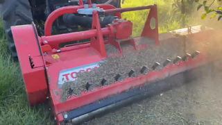 TOSCANO | Standard Skid Mulcher (Pull Type) | Model 1600, 1800, 2000, 2200, 2400 & 2600 | Work Width 5.25 to 8.53 Feet | Horsepower 30-80 HP | For Tractors