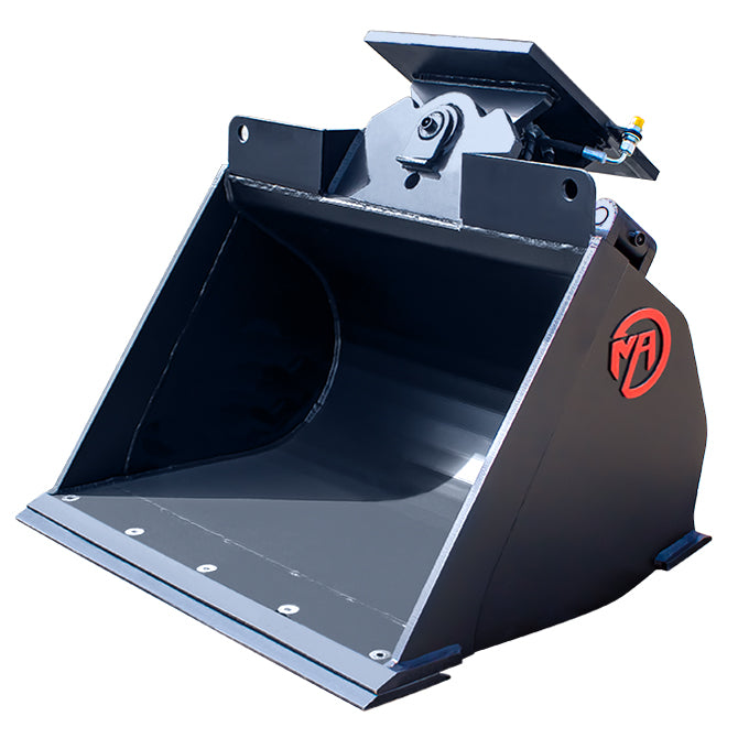 Mongo Attachments Hydraulic Tilt Bucket | Model MTGB900D8 | 36" Deep | 5–10 Ton | For Excavator