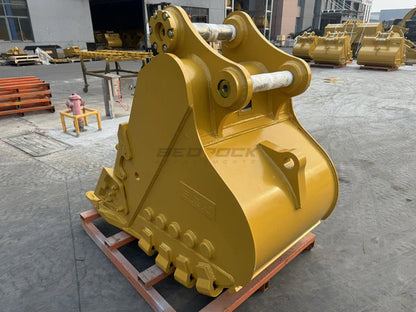 Bedrock Attachments Heavy-Duty Bucket | Width 36-Inch | Capacity 1.00 CU M | Machine Size 30-40 Tons | For Excavators CAT 330