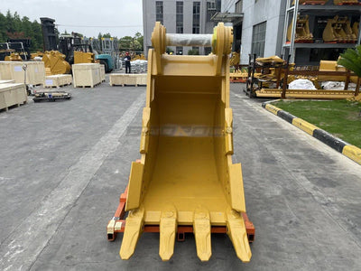Bedrock Attachments Heavy-Duty Bucket & Adjuster GP | Width 36-Inch | Capacity 1.41 CU M | Machine Size 45-55 Tons | For Excavators CAT 349