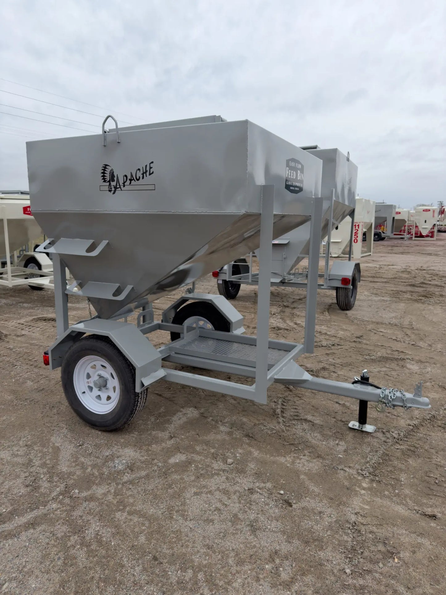 Apache Equipment Feed Bins | 1 Ton – 5.5 Ton | Portable & Stationary | Galvanized Steel