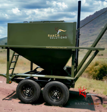 Ranchland Solutions Dual Axel Mobile Feed Hopper