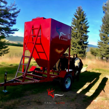 Ranchland Solutions Single Axle Mobile Feed Hoppers