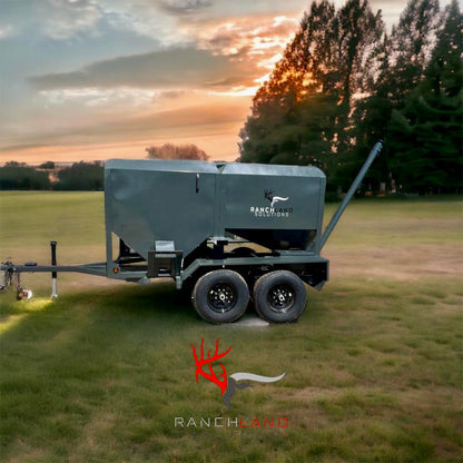 Ranchland Solutions Dual Axel Mobile Feed Hopper