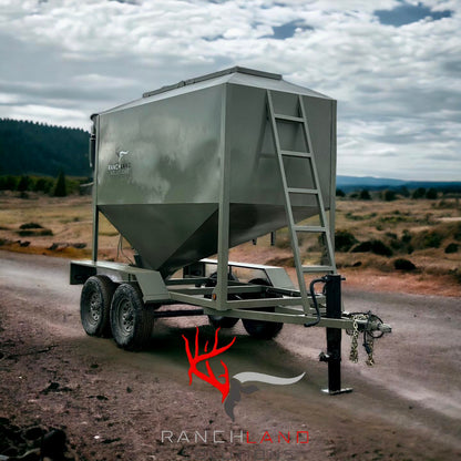 Ranchland Solutions Dual Axel Mobile Feed Hopper