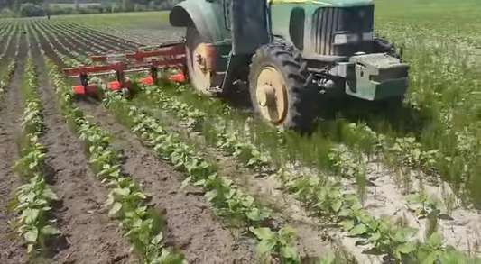 TOSCANO | Folding Inter-Row Rotary Cultivator | Model 7, 9, 10 & 12 Units | Total Width 16.89 to 20.67 Feet | HorsePower 80-100 HP | For Tractor