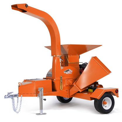 WALLENSTEIN BXC34	3" WOOD CHIPPER SELF FEED TRAILER MOUNTED