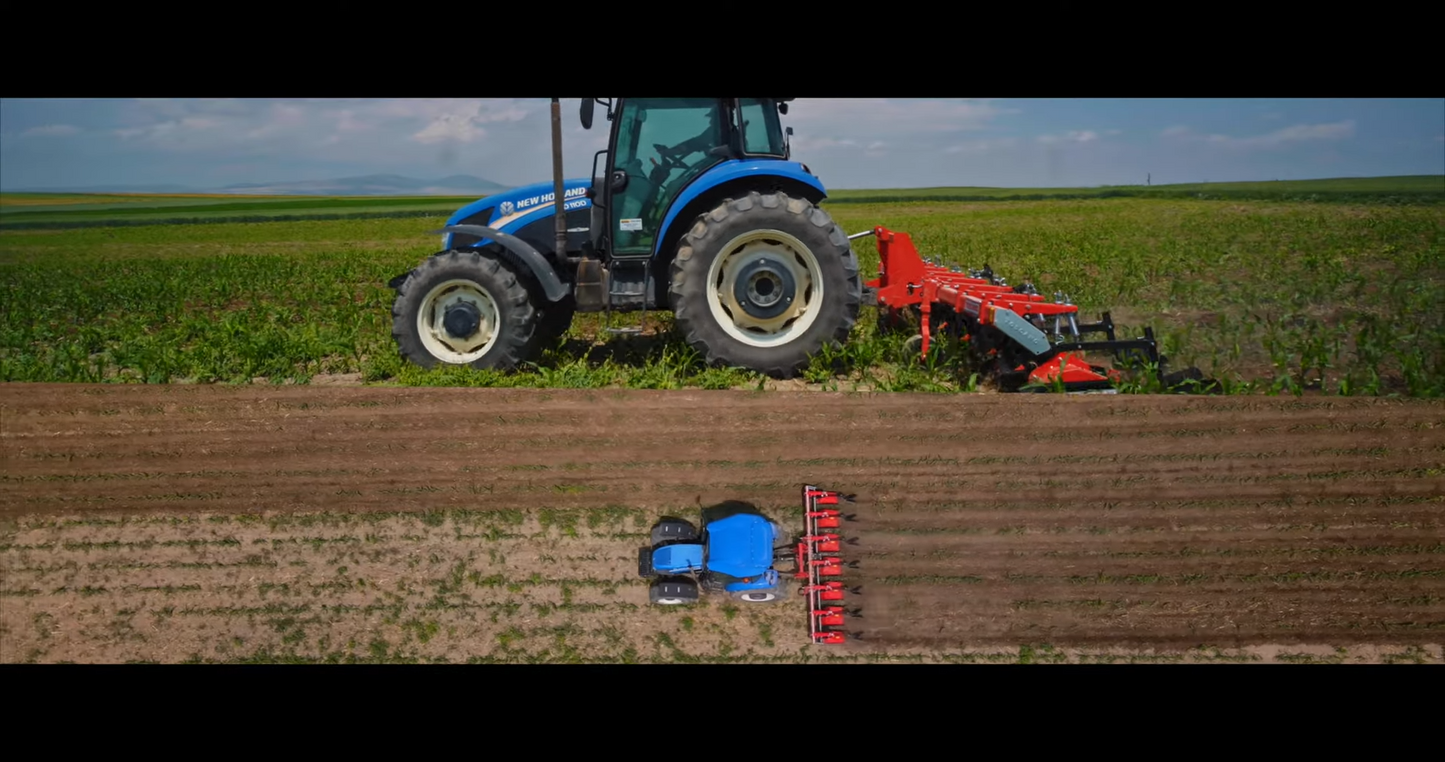 TOSCANO | Fertilizing Inter-Row Rotary Cultivator | Model 3, 4, 5, 6 & 7 Units | Total Width 7.05 to 14.76 Feet | HorsePower 30-75 HP | For Tractor