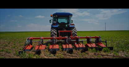 TOSCANO | Fertilizing Inter-Row Rotary Cultivator | Model 3, 4, 5, 6 & 7 Units | Total Width 7.05 to 14.76 Feet | HorsePower 30-75 HP | For Tractor