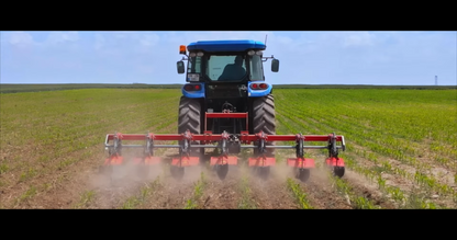 TOSCANO | Fertilizing Inter-Row Rotary Cultivator | Model 3, 4, 5, 6 & 7 Units | Total Width 7.05 to 14.76 Feet | HorsePower 30-75 HP | For Tractor