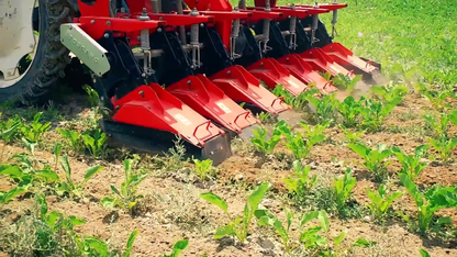 TOSCANO | Fertilizing Inter-Row Rotary Cultivator | Model 3, 4, 5, 6 & 7 Units | Total Width 7.05 to 14.76 Feet | HorsePower 30-75 HP | For Tractor