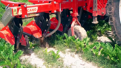 TOSCANO | Fertilizing Inter-Row Rotary Cultivator | Model 3, 4, 5, 6 & 7 Units | Total Width 7.05 to 14.76 Feet | HorsePower 30-75 HP | For Tractor
