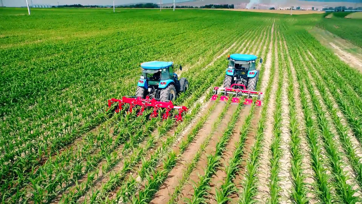 TOSCANO | Fertilizing Inter-Row Rotary Cultivator | Model 3, 4, 5, 6 & 7 Units | Total Width 7.05 to 14.76 Feet | HorsePower 30-75 HP | For Tractor