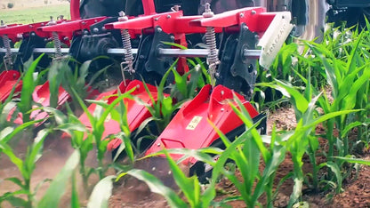 TOSCANO | Fertilizing Inter-Row Rotary Cultivator | Model 3, 4, 5, 6 & 7 Units | Total Width 7.05 to 14.76 Feet | HorsePower 30-75 HP | For Tractor