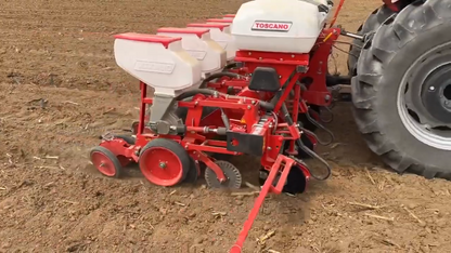 TOSCANO | Pneumatic Seeding Machine – NT Model | Model 4, 5, 6, 7, 8 & 12 Rows | Total Width 9.84 to 19.03 Feet | HorsePower 60-130 HP | For Tractor