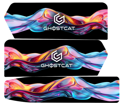 GhostCat Bikes Accessories Bundle | Battery Decals, BMX Kit – F Series, Drift Eight Metal Front Plate, Premium Tapia Seats, Rear Rack & Basket Options | For All Models GhostCat Bikes