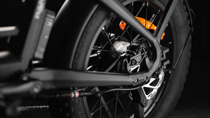 Rambo Ranger Folding E-Bike | 750W Hub Motor | 48V 10.4Ah Battery | Up to 40 Miles Range | Max Speed 30 mph | For Off-Road & Commuting