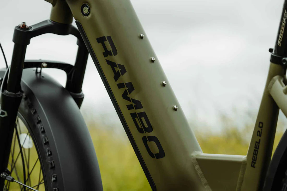 Rambo Rebel 2.0 E-Bike | 1000W Bafang BBSHD Motor | Up to 110 Miles Range