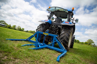 Fleming Hydraulic Double Bale Transporter | Width 101" | 100 HP | For Tractors & Loaders
