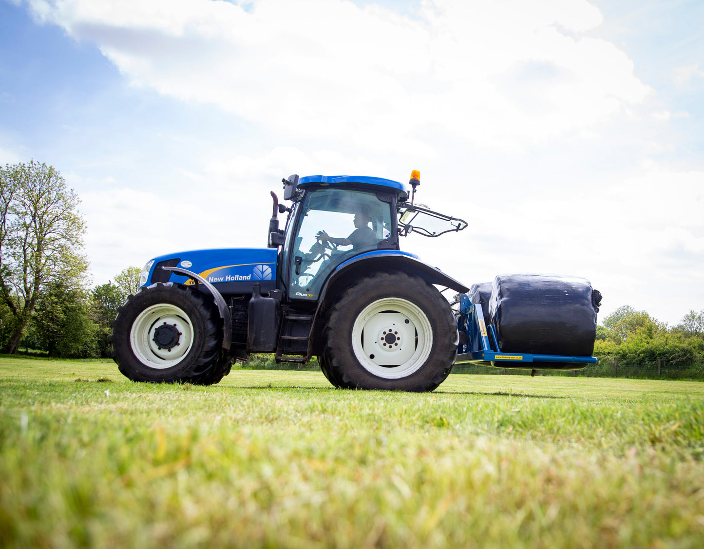 Fleming Hydraulic Double Bale Transporter | Width 101" | 100 HP | For Tractors & Loaders