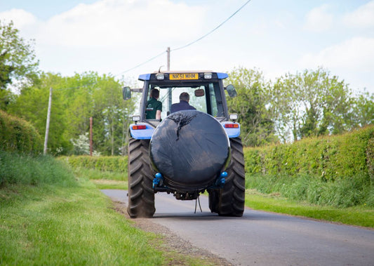 Fleming Standard Single Bale Tipper | 4' Diameter Bales | 80 HP | For Tractors