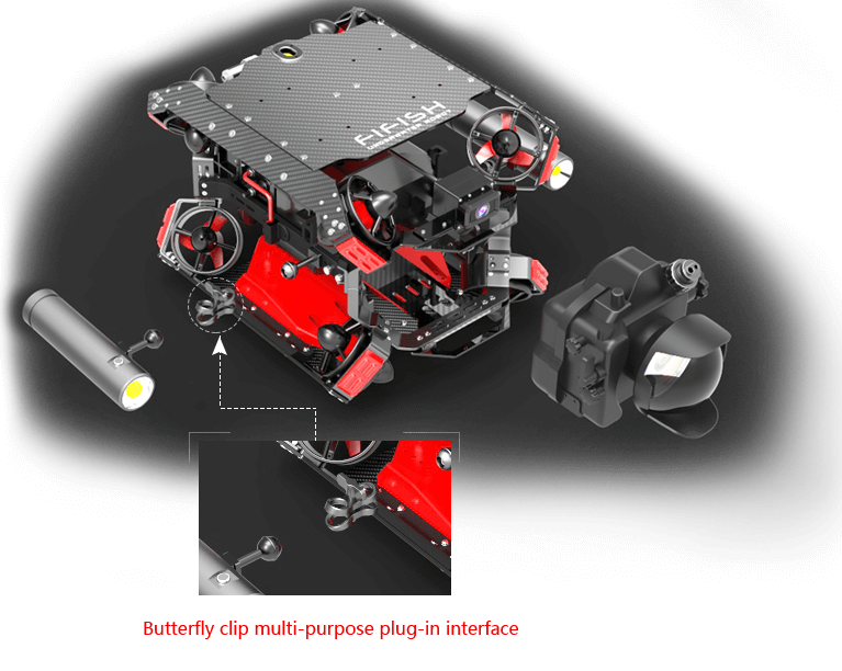 QYSEA PRO Zen1 FIFISH ROV sous-marin cinématographique | 100 mètres de profondeur