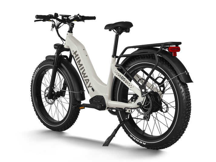 Himiway D5 ST (Zebra ST) | Premium All-terrain Electric Fat Bike | 500W Mid-Drive Motor | 60-80 Miles Per Charge