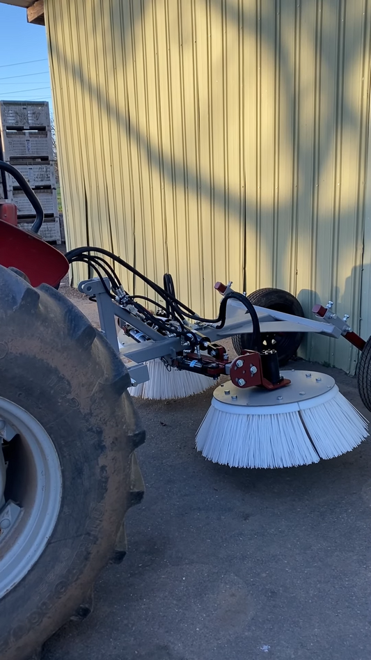 Agrishield Vineyard Berm Sweepers | 2900 Series – Double Sided | Sweeper Width 90"-144" | Horsepower 50-80 HP | For Tractors