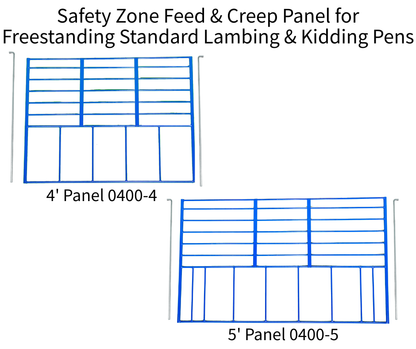 Sydell Feed Creep Panel | #0400-4T / #0400-5T | Width 47" & 59" | For Sheep & Goat Pens