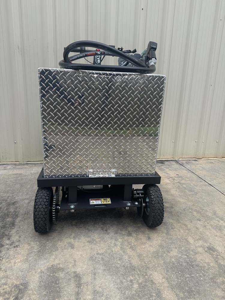 Smart Ass Fuel Mule Flatlander | 70 Gallon | Width 30" | Motor 750W | Motorized Electric Gas Caddy
