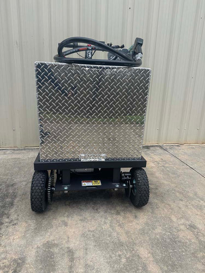Smart Ass Fuel Mule Flatlander | 70 Gallon | Width 30" | Motor 750W | Motorized Electric Gas Caddy