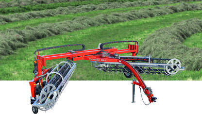 Northstar Attachment Hay Rake Basket Rake | Twinstar G2 & G3 Series | 6-Bar & 7-Bar | Working Width 27′–30′ | 50–90 HP | For Tractor