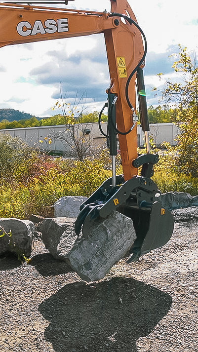 Rockland Mini Pin Mounted Thumb | Rotation Up-To 120 Degrees | Compatibility 2 To 7 Ton | For Mini Excavators