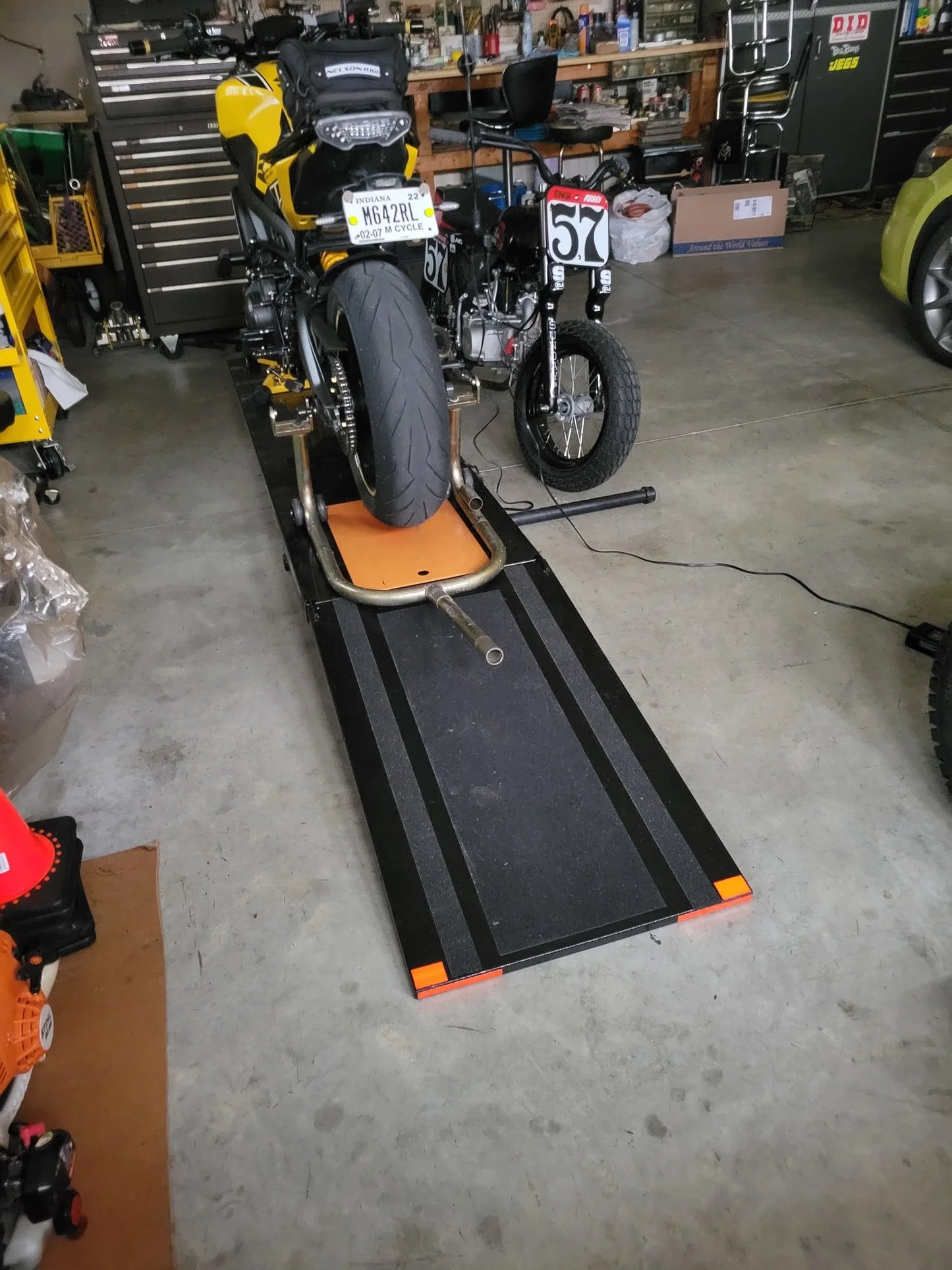 Black Widow Extra-Long Approach Ramp For ProLift Table | Model BW-PROLIFT-HD-XLTABR | Width 24" | 40" Ramp Length | For Motorcycle, ATV & UTV Lift Table Loading