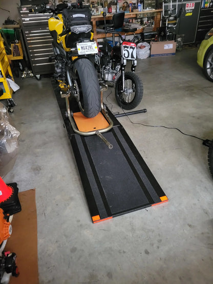 Black Widow Extra-Long Approach Ramp For ProLift Table | Model BW-PROLIFT-HD-XLTABR | Width 24" | 40" Ramp Length | For Motorcycle, ATV & UTV Lift Table Loading