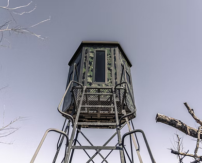 Radix Hunting Blind Trailer | Height 5' | 2" Ball Hitch | 4 Integrated Leveling Jacks