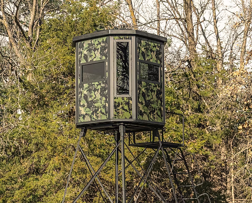 Radix Hunting | Monarch X 2.0 Elevated Hunting Blind System | 72" x 72" Interior | Adjustable 5'–10' Steel Tower | For Serious Whitetail & Bow Hunters
