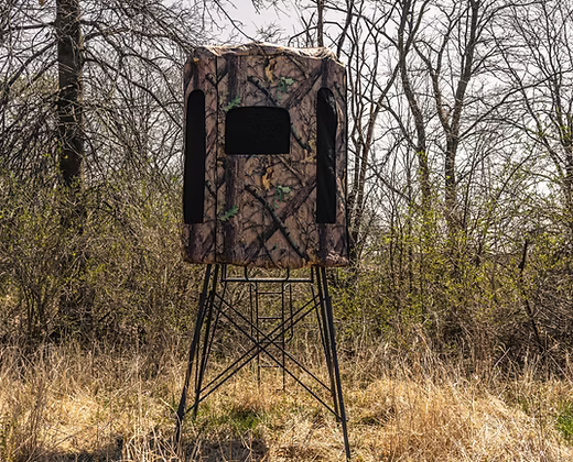 Radix Hunting | Monarch 2.0 Elevated Blind System | 60" x 60" x 85" | 6' Steel Tower | Premium Soft-Shell Hunting Blind | For Deer, Turkey & Big Game Hunters