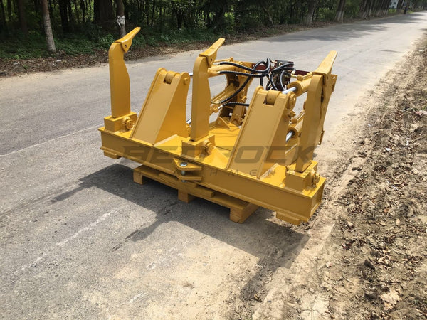 Bedrock Attachments Heavy-Duty 4BBL MS Ripper | Model BR16 | Width: 71.6" | Weight: 1.8 Ton | For Bulldozer